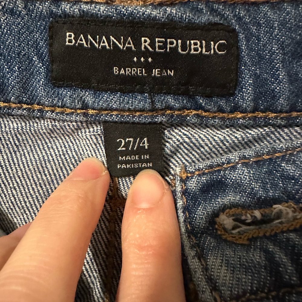 Banana Republic Barrel Jeans